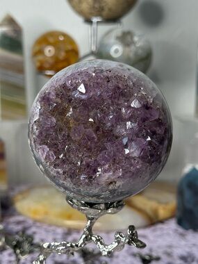 Druzy Amethyst Sphere - DAS555